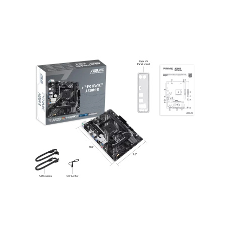 Мат.плата SocAM4 AMD A520 Asus Prime A520M-R (mATX,2DDR4,M.2,PCI-E16,PCI-E,HDMI,PC5100)