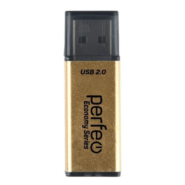 Флеш-накопитель USB2.0 64G Perfeo E03 (PF-E03Gl064ES) золотой