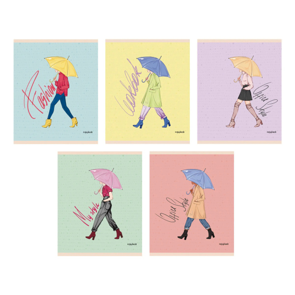 Тетрадь 96л. кл. "Rain" Эксмо ТБ967808