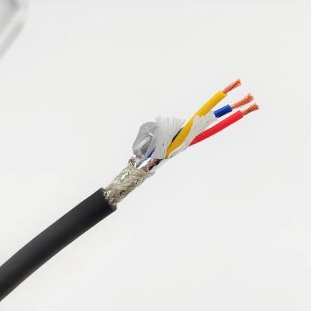 Кабель экранированный TRVVP  3х0.75мм2, метражом, гибкий для ЧПУ