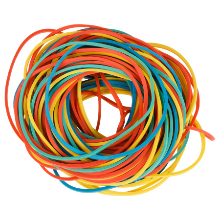 Резинка банковская OfficeSpace 200 грамм, диаметр 60мм, ассорти (355995)