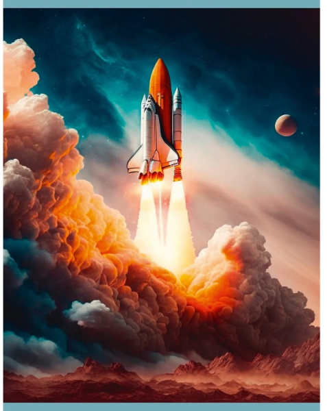 Тетрадь А4 48л. "В космос" Эксмо Т4485090