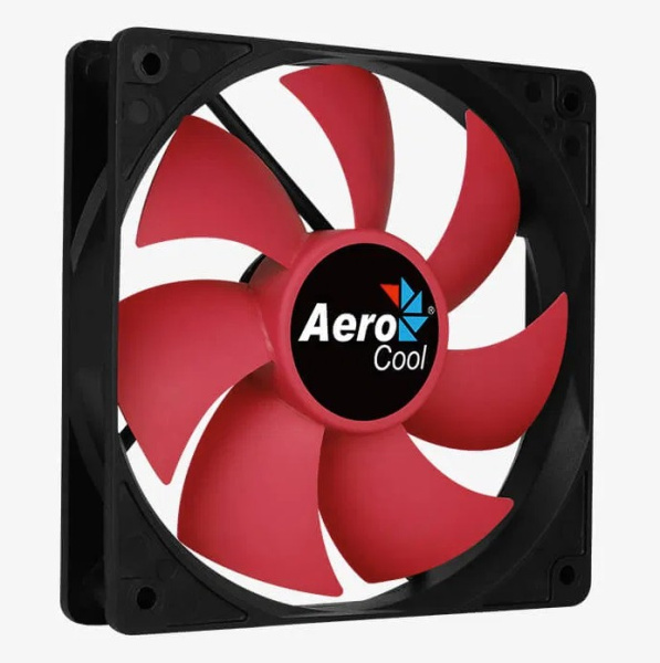 Кулер в корпус 120х120х25 Aerocool Force 12 PWM Red (sleeve,500-1500rpm,4pin)