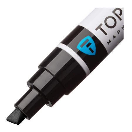 Маркер-краска TOPFORT "Industrial" лаковый, 8мм, черный (1827879)