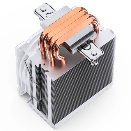 Кулер S115х/1200/1700/1851/AMx Jonsbo CR-1400 E ARGB White (160W/92mm/800-2200rpm/ARGB/4 тепловые трубки/белый)