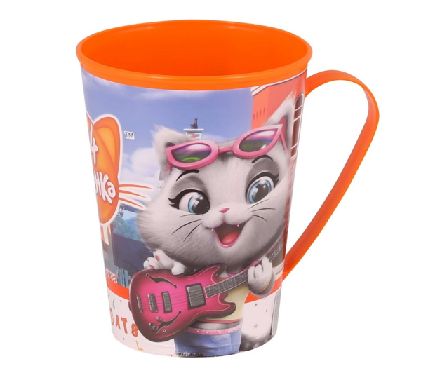 Кружка 44 котенка (М7653) 0.35л пластик