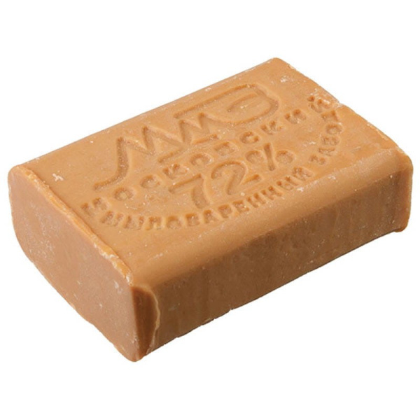 Мыло хозяйственное 72% ММЗ, 200гр, без обертки Меридиан (70614)
