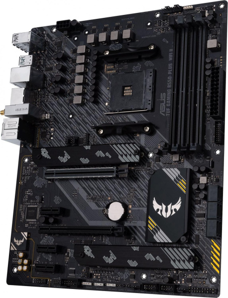 Материнская плата Asus TUF GAMING B550-PLUS WIFI II Soc-AM4 AMD B550 4xDDR4 ATX AC`97 8ch(7.1) 2.5Gg RAID+HDMI+DP