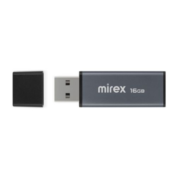 Флеш-накопитель USB2.0 16Gb Mirex STIFF (13600-FMUSTG16) серый