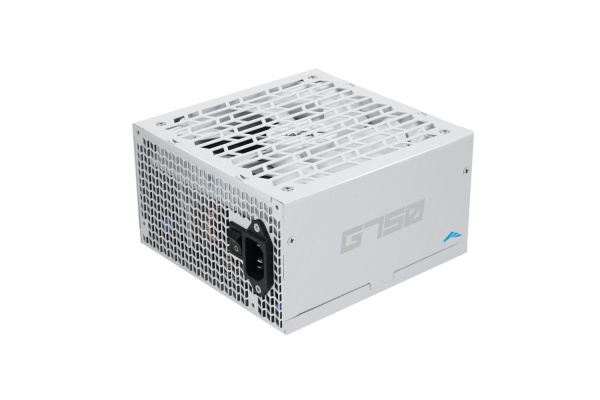 Блоки питания/ Power Supply SAMA G750 White (HAT-750yzB1G), 750W 80+ Gold (ATX, 3.1, PCIe 5.0, Full modular, 1x24(20+4)pin mesh 550mm, 2xCPU 8(4+4)pin 600mm+150mm, 2xPCIe*2 8(6+2)pin 550+150mm, 1x12VHPWR PCIe 5.1 12+4pin 600W 600mm, 3xSATA*3 450+150+150mm
