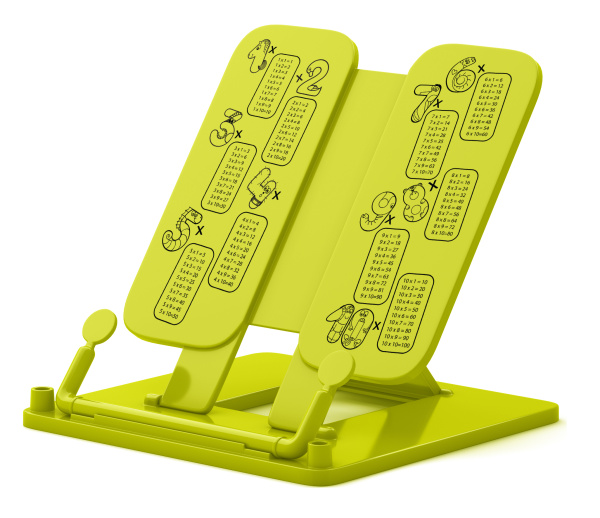 Подставка для книг ErichKrause Neon Solid, желтый (61516)