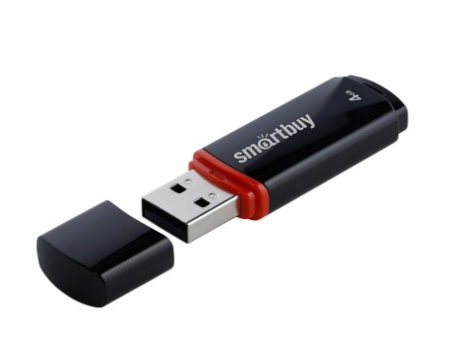 Флеш-накопитель USB2.0 4GB SmartBuy Crown (SB4GBCRW-K) черный Флеш-накопитель USB2.0 4GB SmartBuy Crown (SB4GBCRW-K) черный