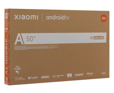 Телевизор 50" Xiaomi TV A 50 2026 (Direct LED, 4K UHD, 3840 x 2160, Android TV) (L50MB-ARU)