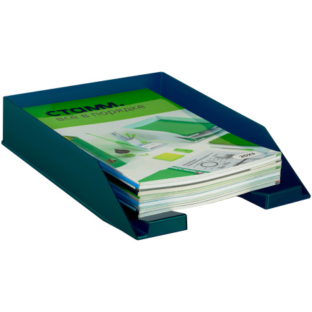 Лоток горизонтальный СТАММ "Фаворит" зеленый хамелеон (ЛТГ-31795)