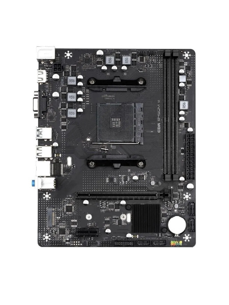 Мат.плата SocAM4 AMD B450 CBR B450M V1 (mATX,2DDR4,M.2(NVME& SATA),PCI-E16,PCIE-E,HDMI,VGA,PC3200)