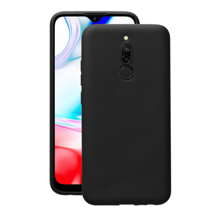 Чехол силиконовый для Xiaomi Redmi 8 Deppa Gel Color Case черный (87374)