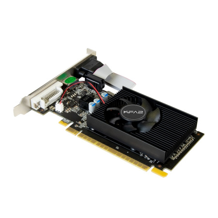 Видеокарта GeForce GT730 KFA2 2Гб GDDR3,64bit,DVI,HDMI,VGA (70NPF4HX003K) ret Видеокарта GeForce GT730 KFA2 2Гб GDDR3,64bit,DVI,HDMI,VGA (70NPF4HX003K) ret