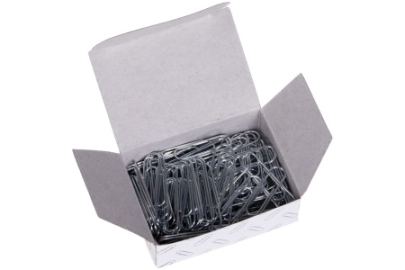 Скрепки 28мм. OfficeSpace 100шт., оцинкованные (CZ28_34070)