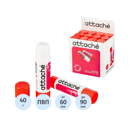 Клей-карандаш Attache 40гр. Power glue (2215478)