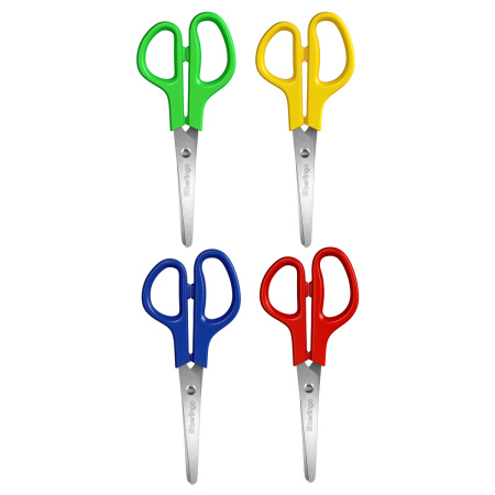 Ножницы 13,5см. Berlingo детские, ассорти, европодвес (DNn_14023)