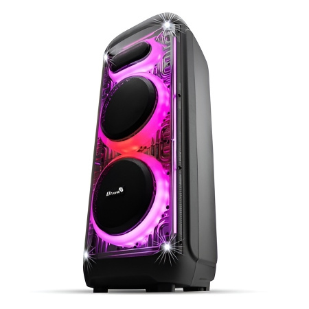 Портативная колонка ELTRONIC 20-23 SKILLETS BOX 1500 динамик 10" 150Вт, Bluetooth, TWS, FM, USB,  microSD, 2*MIC, AUX