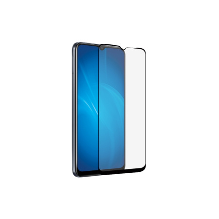 Защитное стекло для Realme C20/C21/C11 (2021)/C25/C25s ANTI-SPY с цветной рамкой (fullscreen) (DF rm