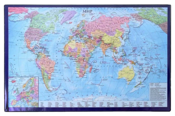 Покрытие на стол 38*59см. "Карта мира" (194915)