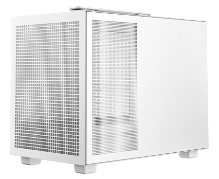 Корпус MINI-ITX Б_БП Deepcool CH160 MESH WH (2*USB3.0,Type-C,Audio,TG,белый,ручка)