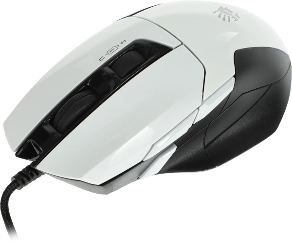 Игровая мышь USB A4Tech Bloody W70 Max оптическая, 10000dpi, Panda White