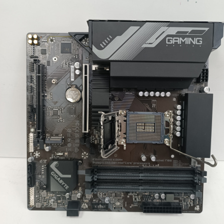 Распродажа! Мат.плата S1700 B760 Gigabyte B760M GAMING X DDR4 (mATX,4xDDR4,2M.2,2PCI-E16,HDMI,DP,PC5333) (без комплекта)