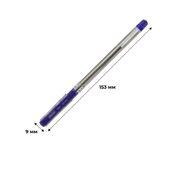 Ручка шариковая Attache "Glori" синяя, масл. (1726236)