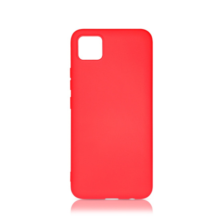 Чехол силиконовый с микрофиброй для Realme C11 DF rmOriginal-05 (red)