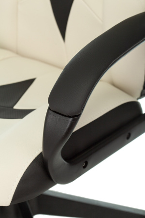 Кресло игровое Zombie 8 белый/черный эко.кожа крестовина пластик ZOMBIE 8 WHITE / 1583543