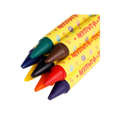 Мелки восковые 08цв. Мульти-Пульти "Мои первые восковые мелки" WX_29292