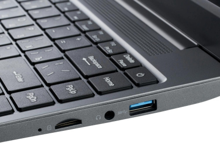 Ноутбук IRU Tactio 14ALH Core i3 1215U 8Gb SSD256Gb Intel UHD Graphics 14" IPS FHD (1920x1080) Windows 11 Pro Multi Language 64 grey WiFi BT Cam 4000mAh (2059058)