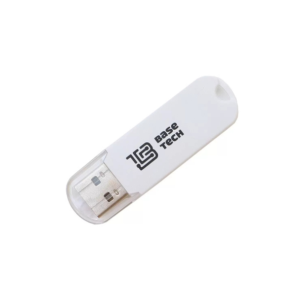 Флеш-накопитель USB3.0 128Gb BaseTech BS2 (BS2-U3-128GB-WH) белый