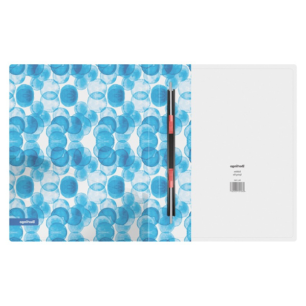 Папка с пружинным скоросшивателем BERLINGO "Bubbles" (FS4_17601)