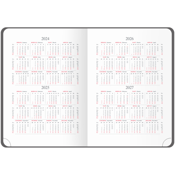 Ежедневник OfficeSpace А5 136л. недат. " Eagle", коричневый ENA5_53157