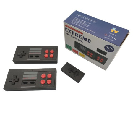 Игровая приставка Extreme mini game box, 620 игр, 2 геймпада