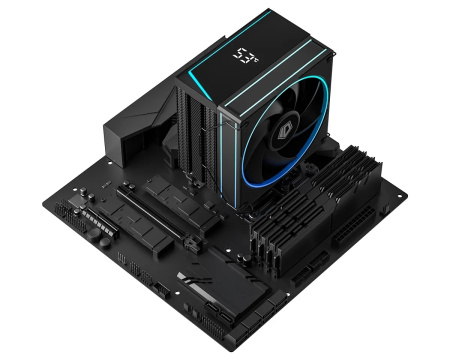 Кулер S115x/1200/1700/1851/1954/AM5/AM4 ID-COOLING FROZN A410 TD ARGB (220W/120mm/500-2000rpm/ARGB/4 тепл.трубки/черный)