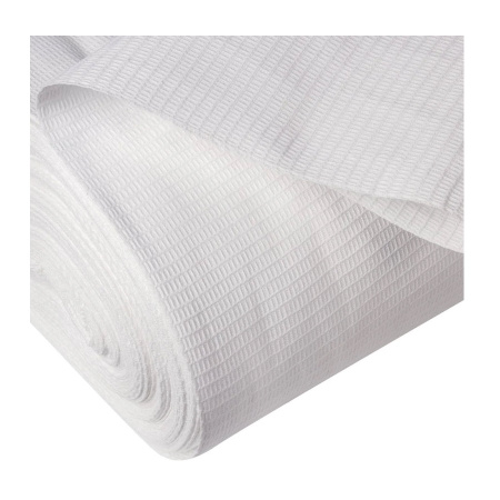 Полотно вафельное отбеленное, рулон 0,45х60м, плотность 200(+10)г/м2, LAIMA, 609578