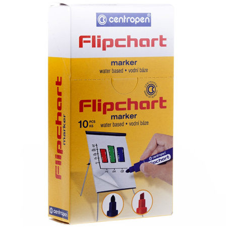 Маркер для флипчарта CENTROPEN "8550" красный, пулевидный, 2,5мм (58550 0104) Маркер для флипчарта CENTROPEN "8550" красный, пулевидный, 2,5мм (58550 0104)