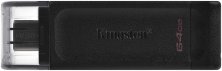 Флеш-накопитель USB Type-C 64GB Kingston DT70/64GB черный