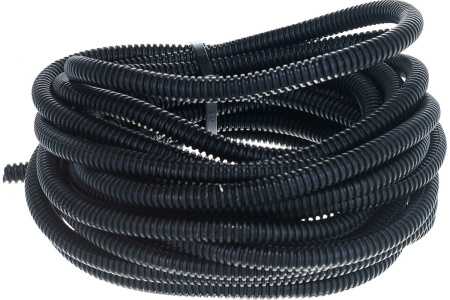 Труба гофрированная  D4.7мм/ПП, разрезная, упак.  5м, Rexant 15-0505