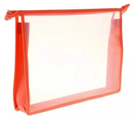 Папка для тетрадей А4 ПЧЕЛКА Б/ЦВ ПЕРСИКОВАЯ на молнии ПМ-А4-01