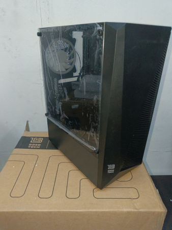 Распродажа! Корпус ATX Б_БП BaseTech eXtreme GFX-01 (USB3.0,Audio,TG,черный,1х120мм)[BT-GFX-01-RGB](вмятины)