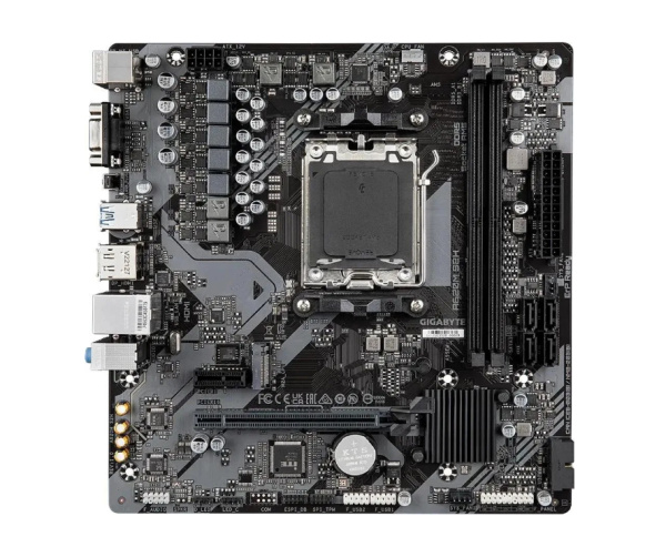 Мат.плата SocAM5 AMD A620 Gigabyte A620M S2H (mATX,2DDR5,M.2,PCI-E16,PCI-E,DP,HDMI,VGA,PC6400)