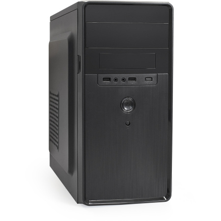 Корпус mATX 450w Exegate BA-309-450W-8 (USB, Audio, черный)