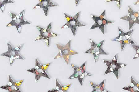 Пайетки "Zlatka" россыпью ZF-19 7 мм 7 х 7 мм 10 г №08 серебро