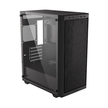 Корпус Case ID-Cooling WARE 300 Black mATX/ win TG/ no fan/ Type C/ CPU 160mm/ GPU 320mm/ no PSU